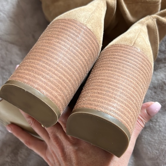 Steve Madden Suede Slouch Boot Tan 10 - Picture 5 of 5